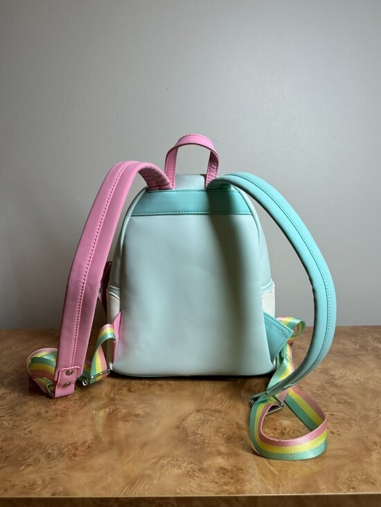 Loungefly x Sanrio Little Twin Stars Rainbow Cloud Mini Backpack NWT Kiki Lala main image 10
